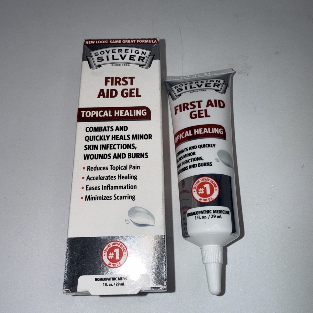 Sovereign Silver First Aid Gel [Topical Use] 1 fl. oz. New